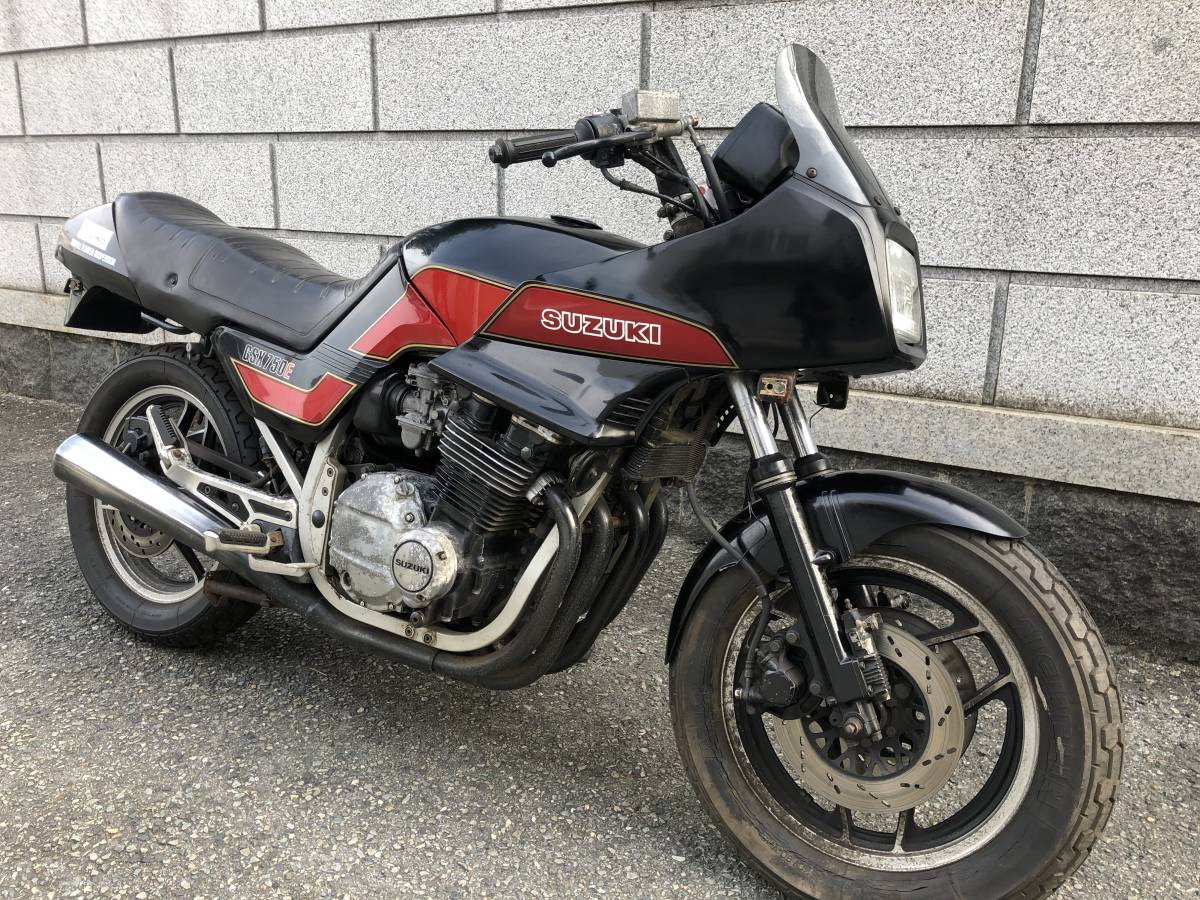 ヤフオク 希少になってきました S５８年 旧車 Gsx750e レ