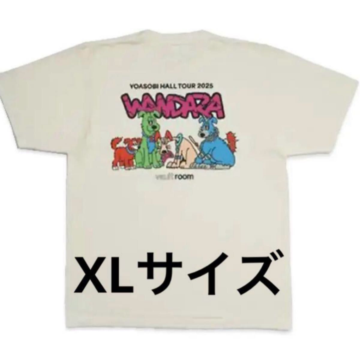 YOASOBI × vaultroom Tシャツ WANDARA 白 Lサイズ YOASOBI × vaultroom Tシャツ WANDARA 白 Lサイズ YOASOBI