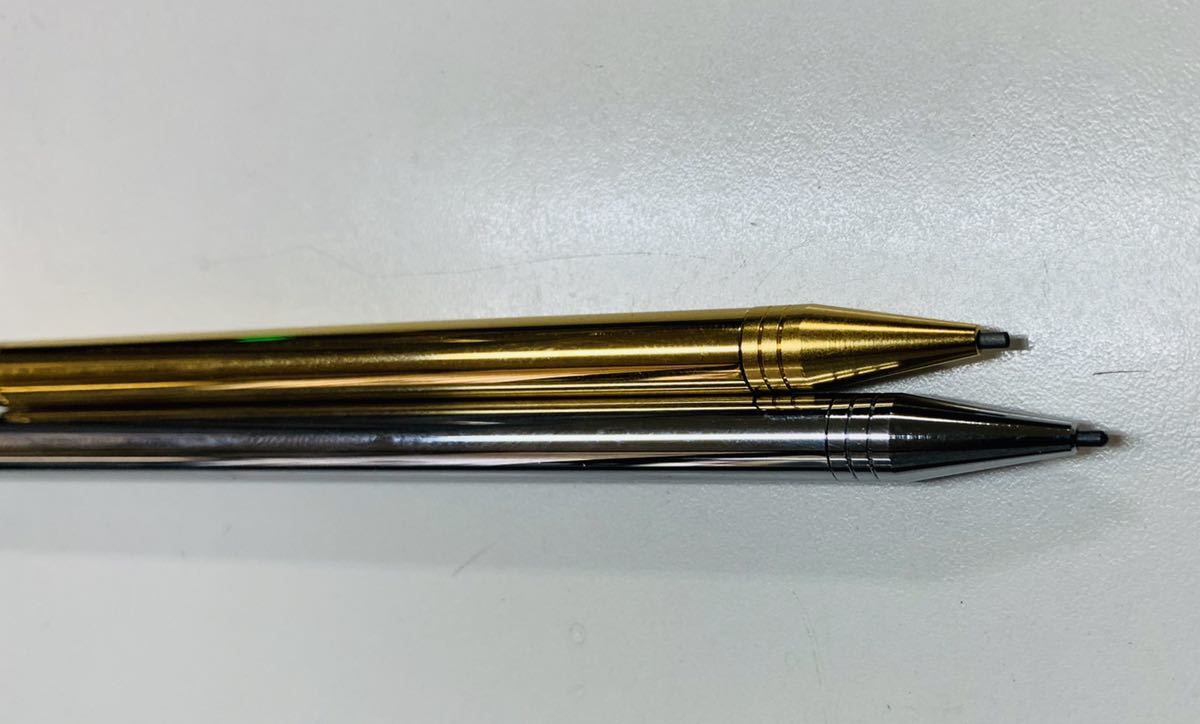 Smython pencil for panama スマイソン　パナマ用シャープペン　金銀　替芯10本付き　イギリス製_画像4