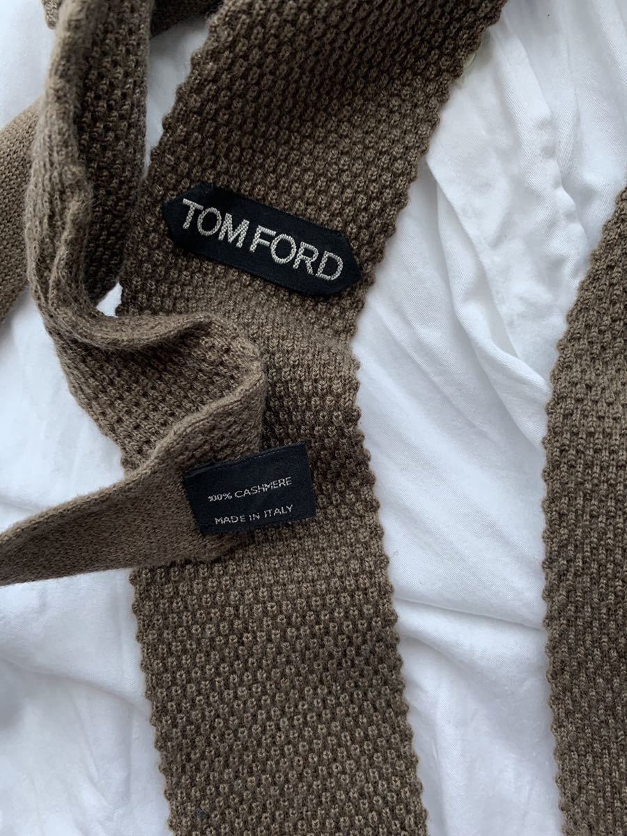  Tom Ford cashmere knitted tie rare Tom ford