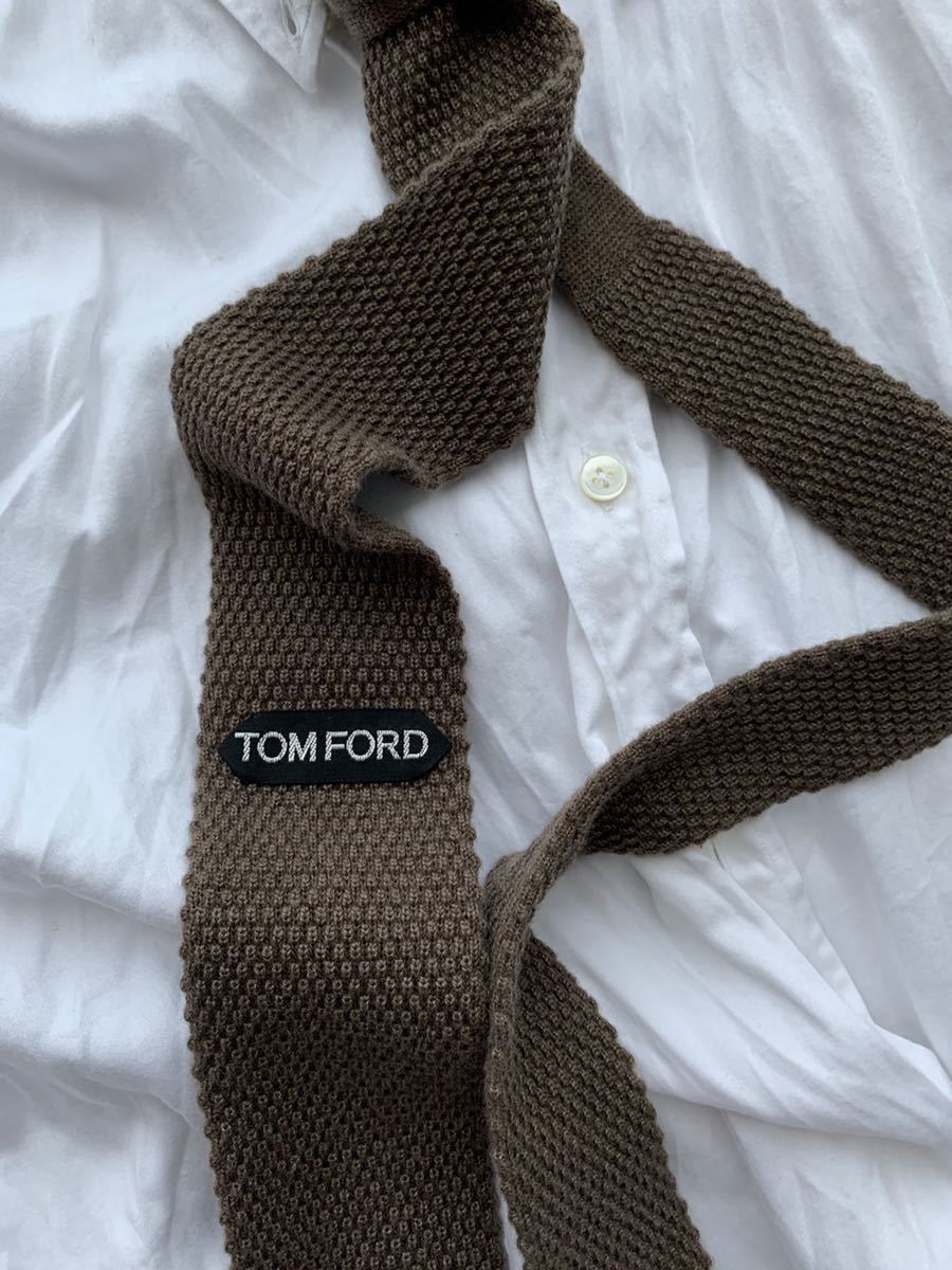  Tom Ford cashmere knitted tie rare Tom ford