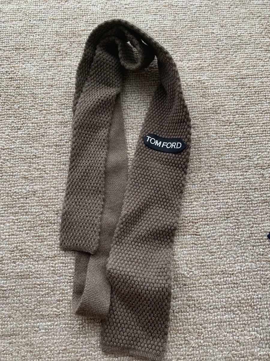  Tom Ford cashmere knitted tie rare Tom ford