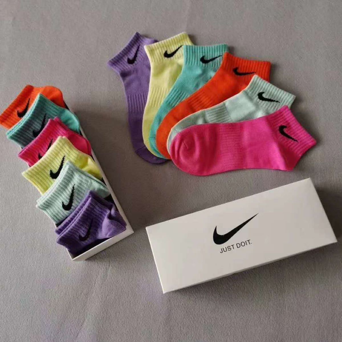 Paypayフリマ 6足セット Nike ナイキ ソックス マカロンカラー25 27cm Paypayフリマ 6足セット Nike ナイキ ソックス マカロンカラー25 27cm