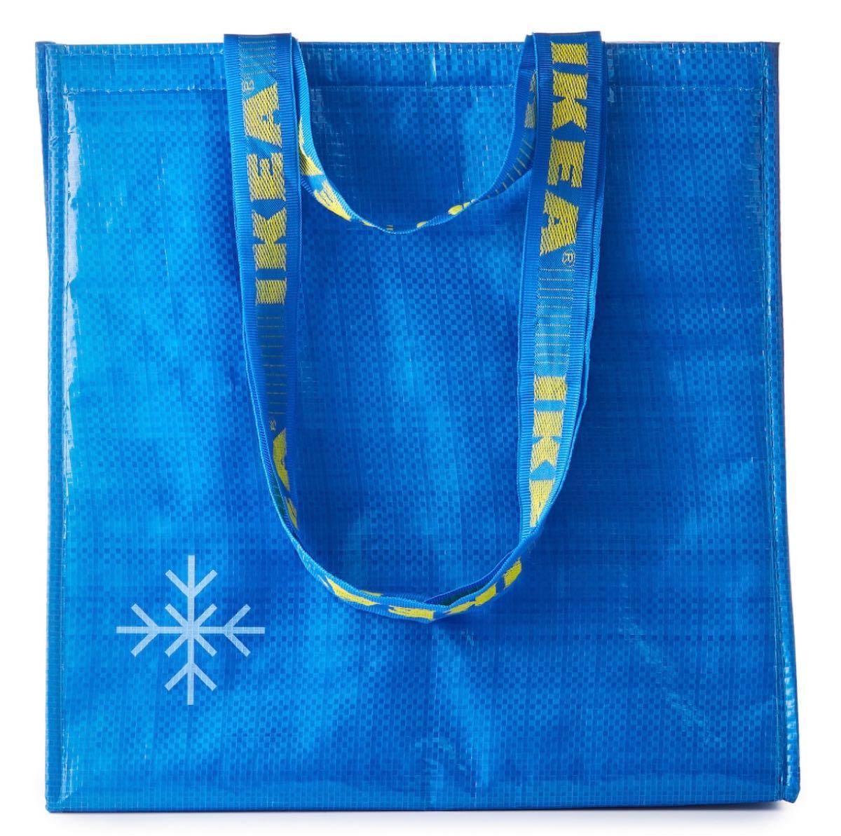 【２個】IKEA エコバッグ 保冷バッグ ブルー クーラーバッグ 買い物バッグ