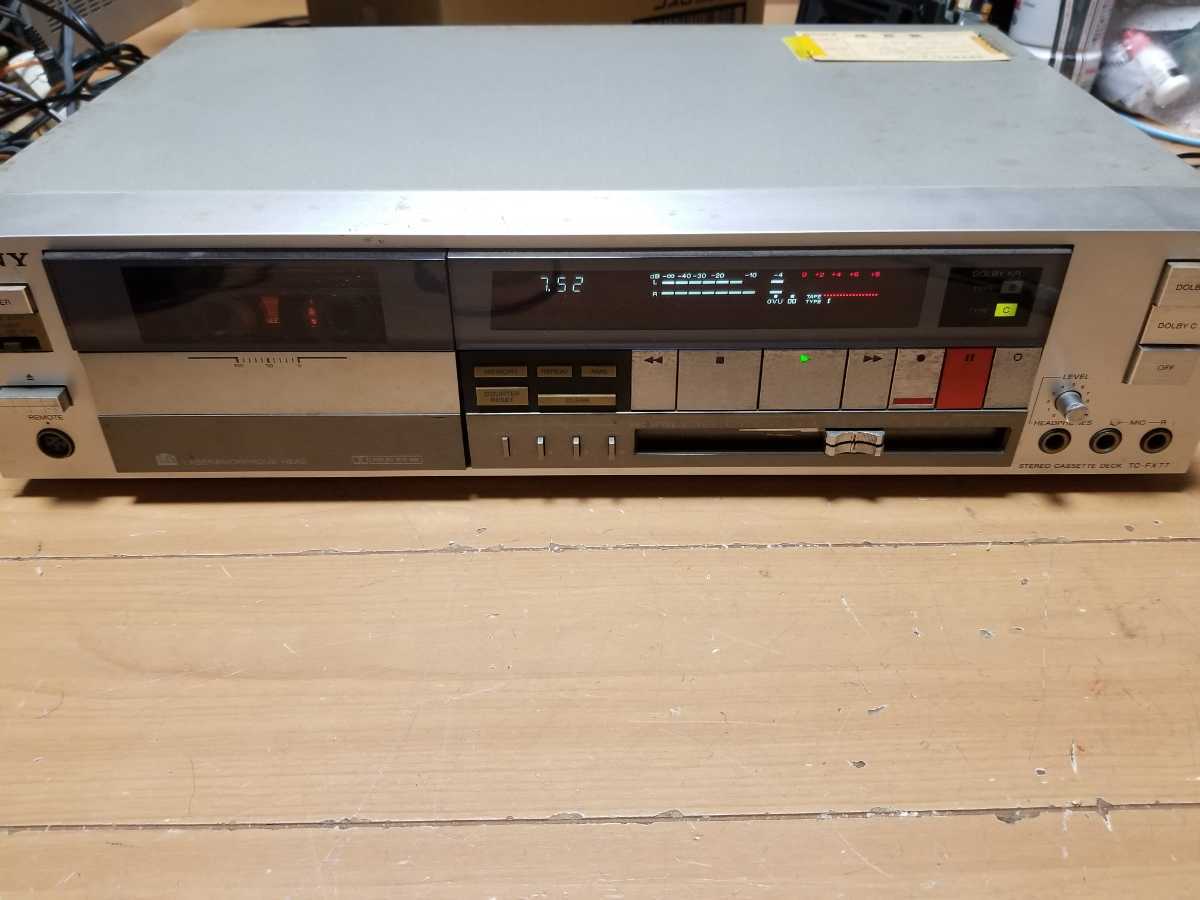 希少!!】 SONY ステレオカセットデッキ TC-FX77 ジャンク 一般