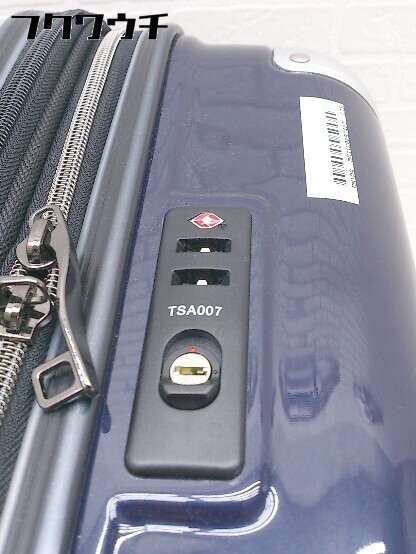 □ 同梱不可 ◎ ALPHA SKY EX 820-49EX 拡張 キャリーケース スーツケース ネイビー メンズ_画像4