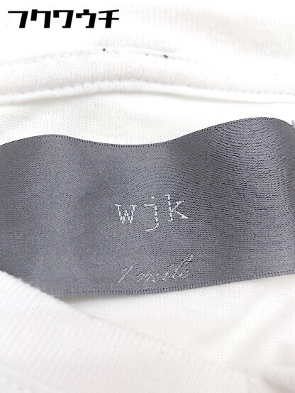 ◇ wjk ダブルジェイケイ 半袖 Vネック Tシャツ カットソー サイズM ホワイト メンズ_画像3