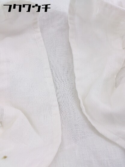 ◇ Spick&Span スピック＆スパン リネン100% 長袖 シャツ オフホワイト レディース_画像6