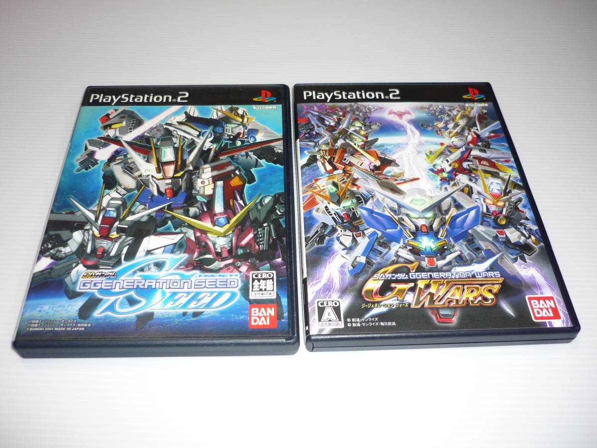 【送料無料】PS2 ソフト SDガンダム ジージェネレーション ウォーズ と SDガンダム ジージェネレーション SEED 2本セット/ PlayStation 2