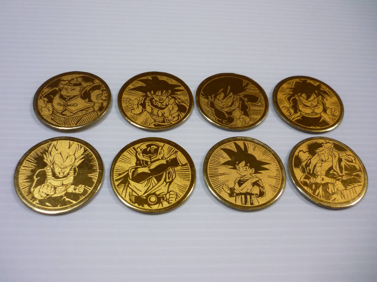 ドラゴンボールZ メンコ めんこ/丸めんこ 金色8枚セット/19号 ドラゴンボールZ メンコ めんこ/丸めんこ 金色8枚セット/19号