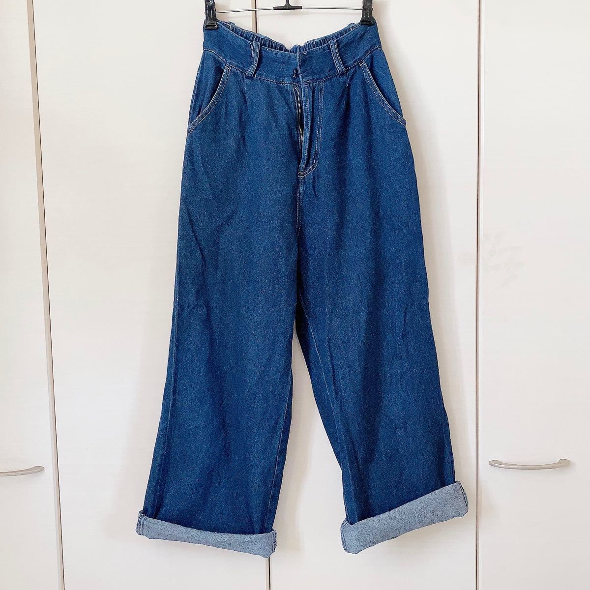 Paypayフリマ 古着系 デニムワイドパンツ ジーンズ Gu Uniqlo ストレートジーンズ Paypayフリマ 古着系 デニムワイドパンツ ジーンズ Gu Uniqlo ストレートジーンズ
