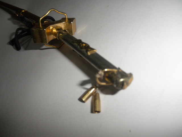 @@アンティーク コレクション ミニ  飾り刀 金色刀 黄金刀 インテリア 雑貨 ゴールド 全長27.3cm の画像8