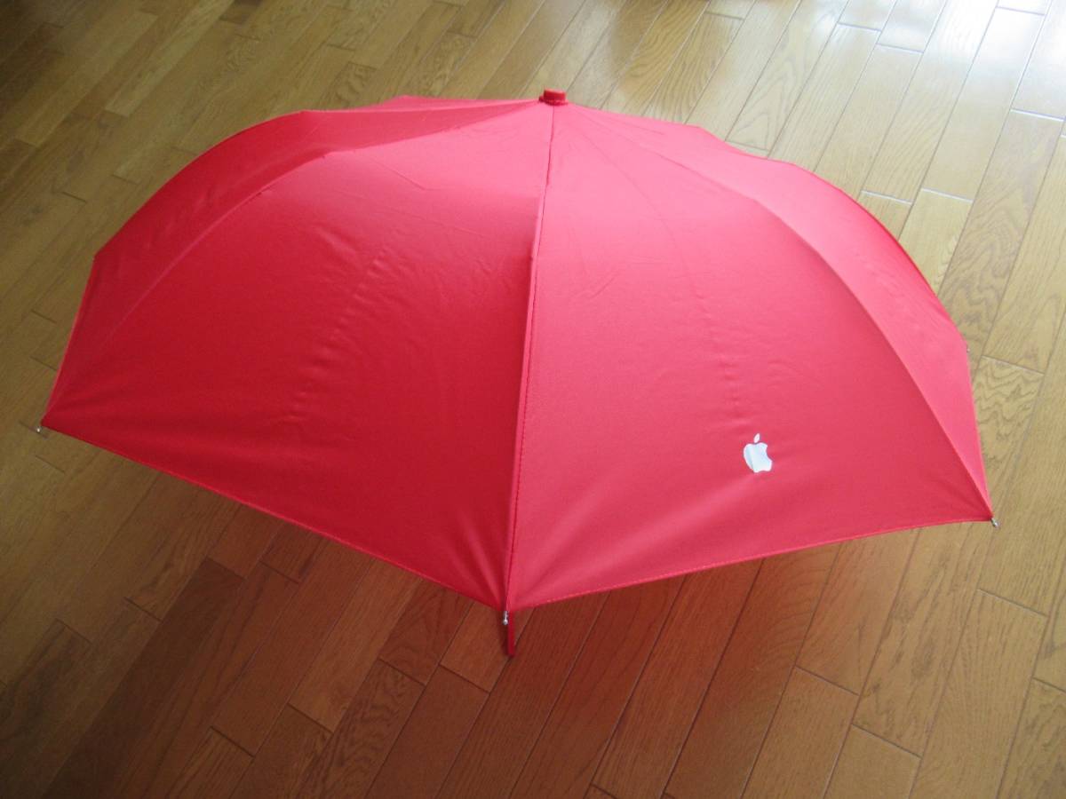 Apple Computer アップル 従業員 ロゴ入りワンタッチ折り畳み傘 非売品_画像5