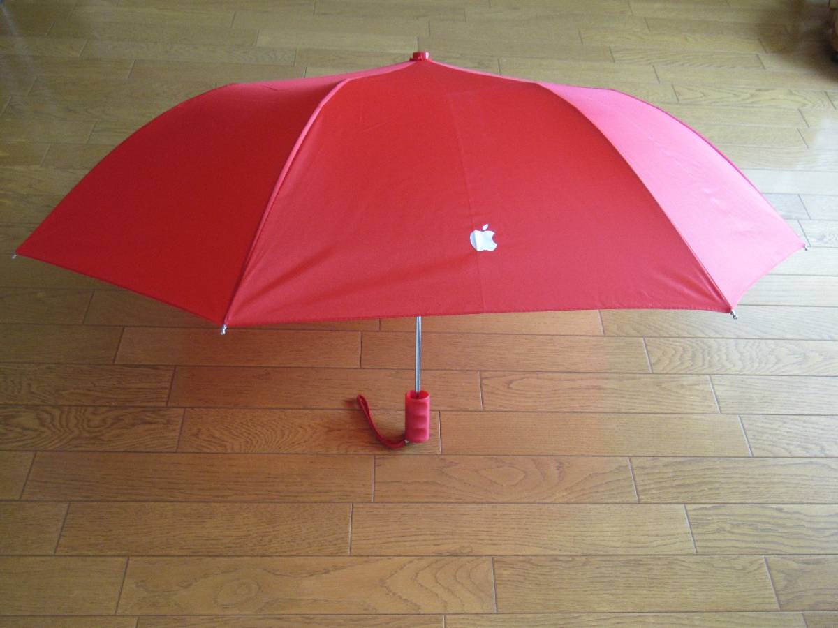Apple Computer アップル 従業員 ロゴ入りワンタッチ折り畳み傘 非売品_画像6