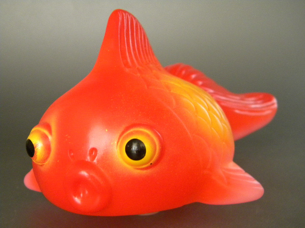 ヤフオク 当時物 かわいい金魚きんぎょ 島田toy 日本製 15