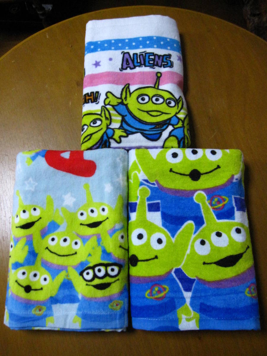  Toy Story new goods bath towel 3 sheets line Alien Gree men polka dot star pattern Disney man and woman use set towelket cotton cheap possible love 