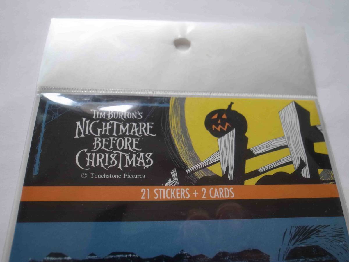 *** The Nightmare Before Christmas sticker card set seal retro ***