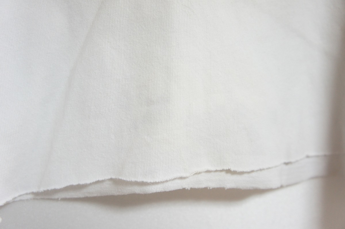 KAIKO カイコー × FRUIT OF THE LOOM OBLONG T-SHIRT オブロング Tシャツ カットソー 白 ホワイト サイズL 817K_画像4