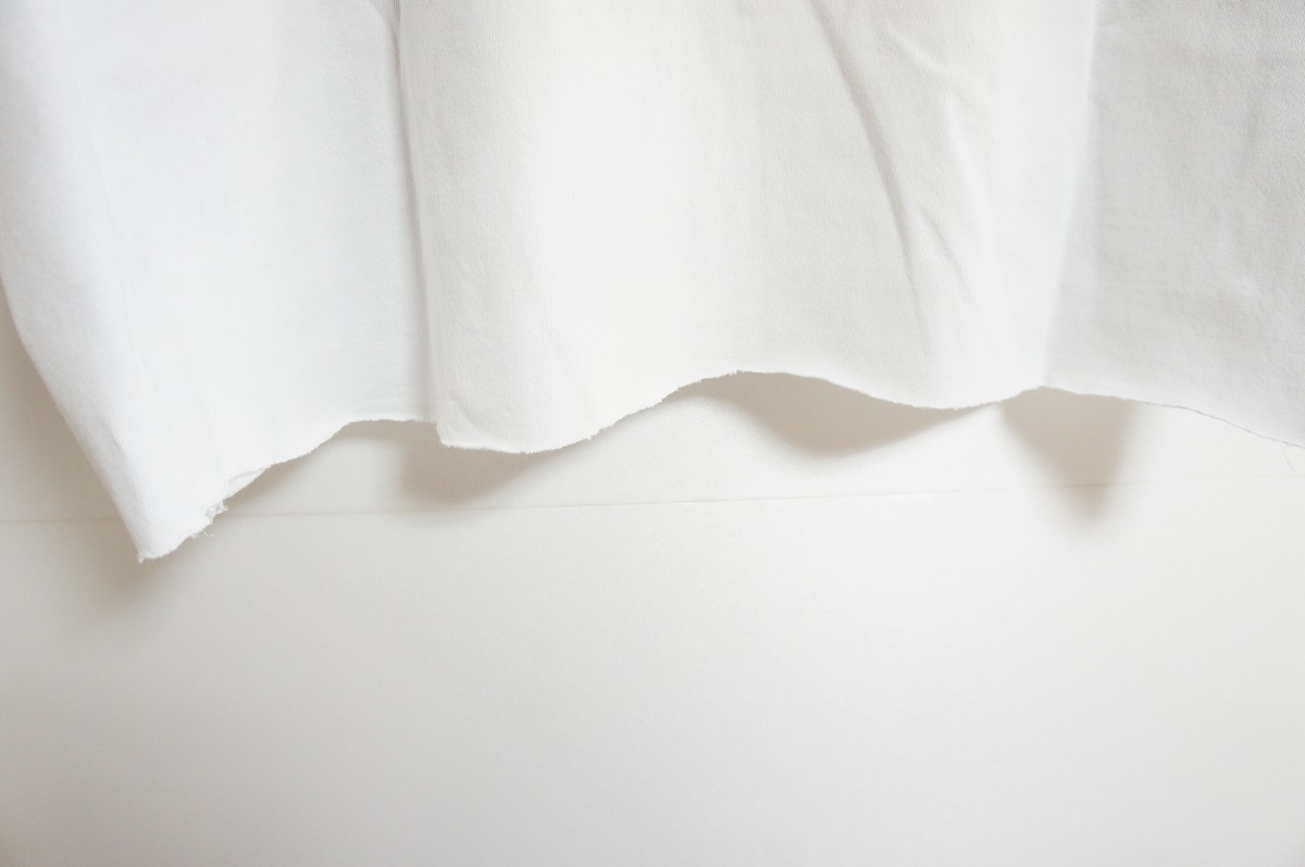 KAIKO カイコー × FRUIT OF THE LOOM OBLONG T-SHIRT オブロング Tシャツ カットソー 白 ホワイト サイズL 817K_画像8