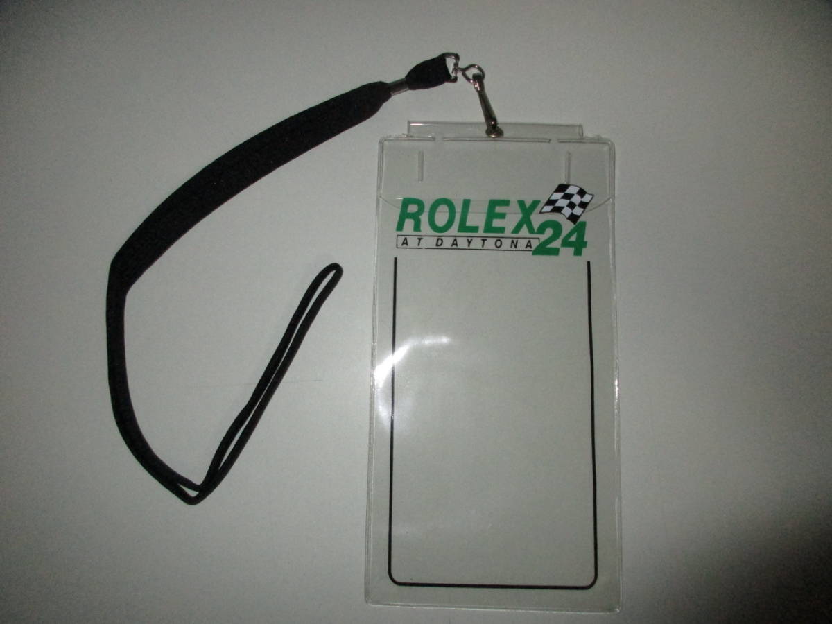 ロレックス ROLEX デイトナ24 ROLEX24 AT DAYTONA パスケース チケットケース 正規品 ノベルティ グッズ 非売品 希少品 未使用美品_画像1