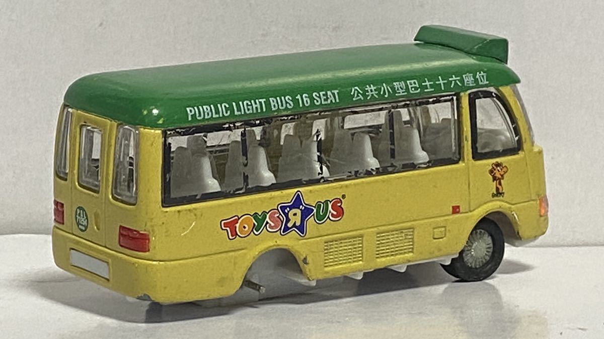 Carven トヨタ コースター 香港 ミニバス グリーン トイザラス ToysRUs バス マイクロバス ライトバス Toyota Coaster ホンコン 韓国 希少の画像2