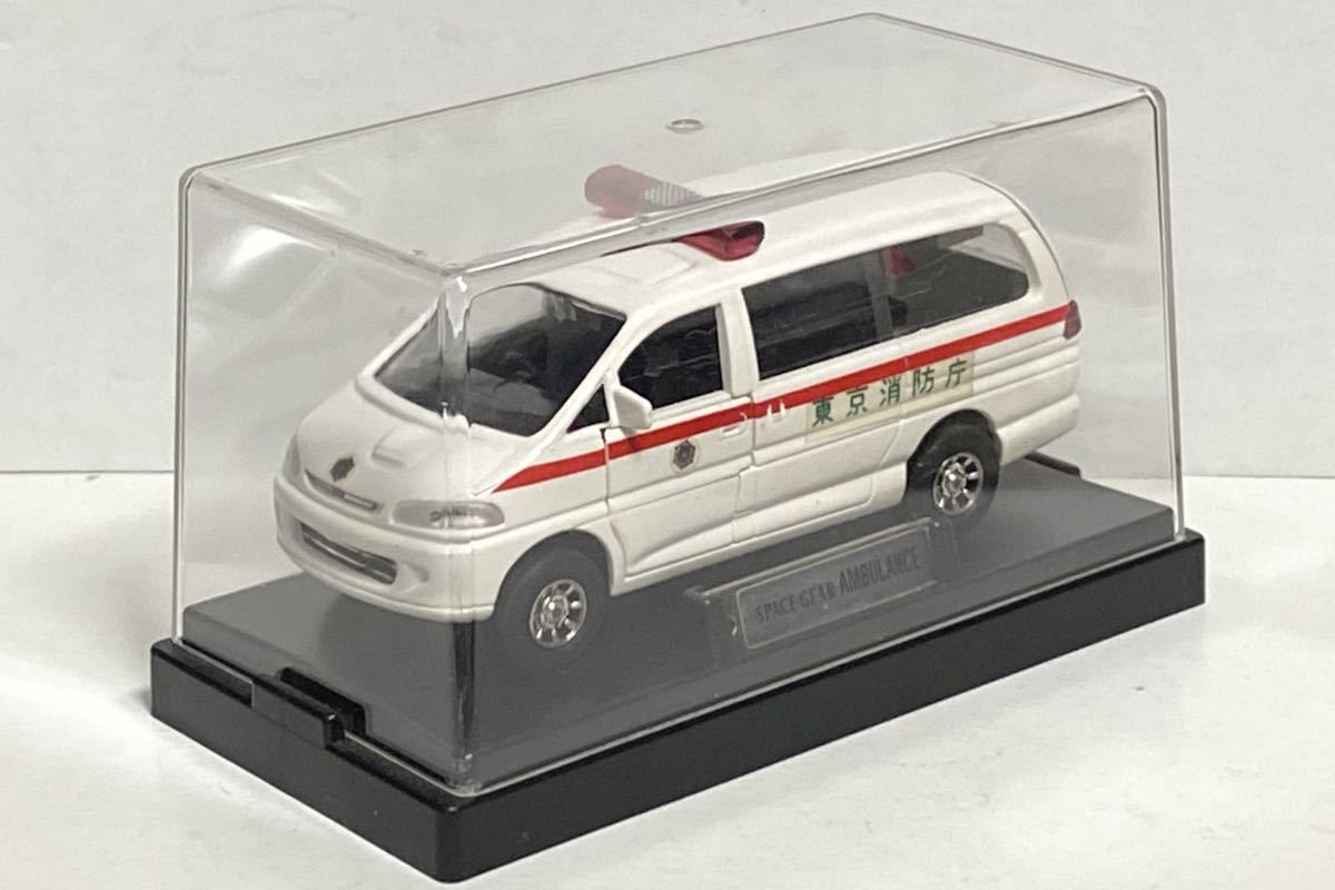  M Tec MTECH MP-01 Mitsubishi Delica Space Gear ambulance Tokyo fire fighting .1/43 Epo k minicar MITSUBISHI DELICA SPACE GEAR SG model rare 