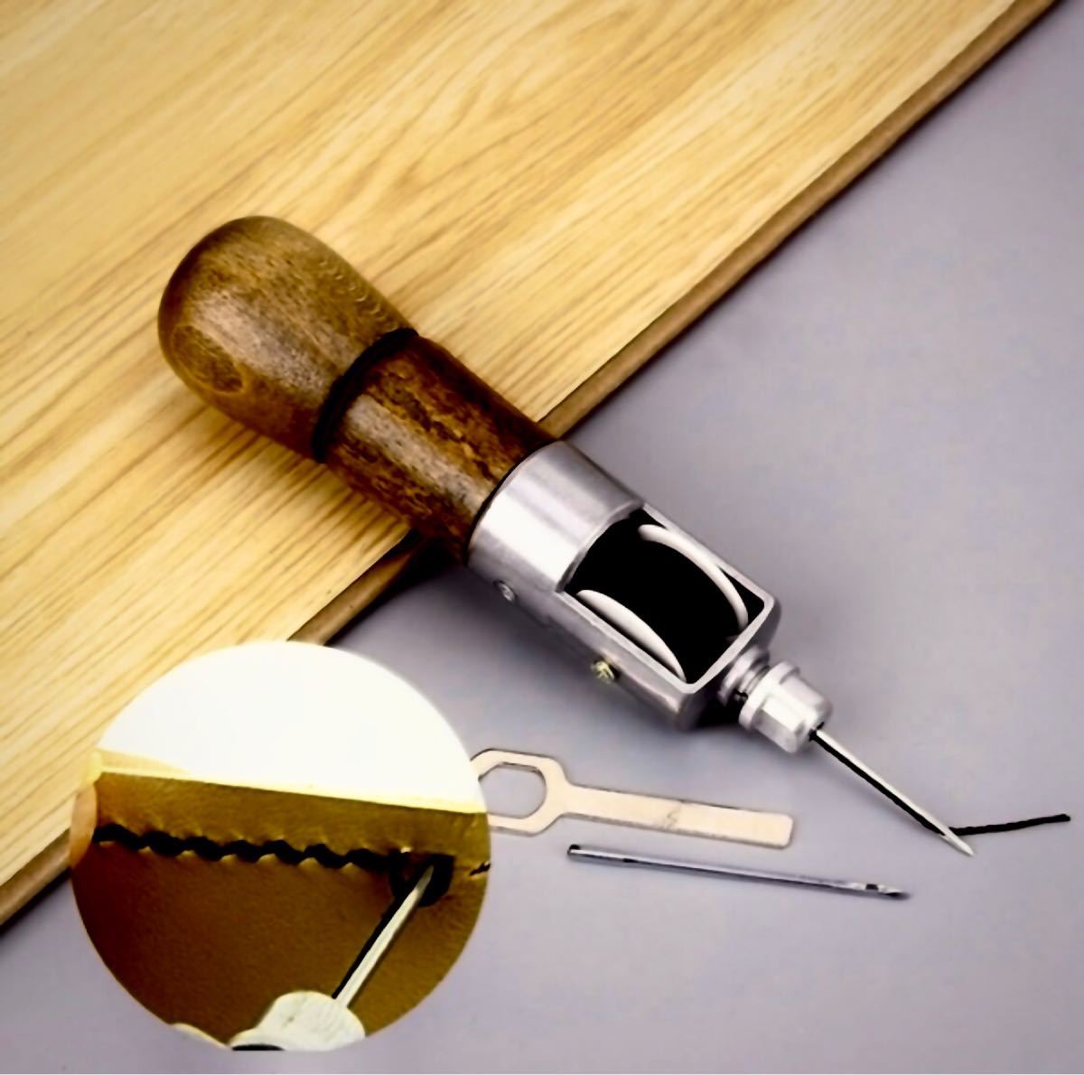 手縫機 レザークラフト用 革工具 縫製用 革製品 修理工具