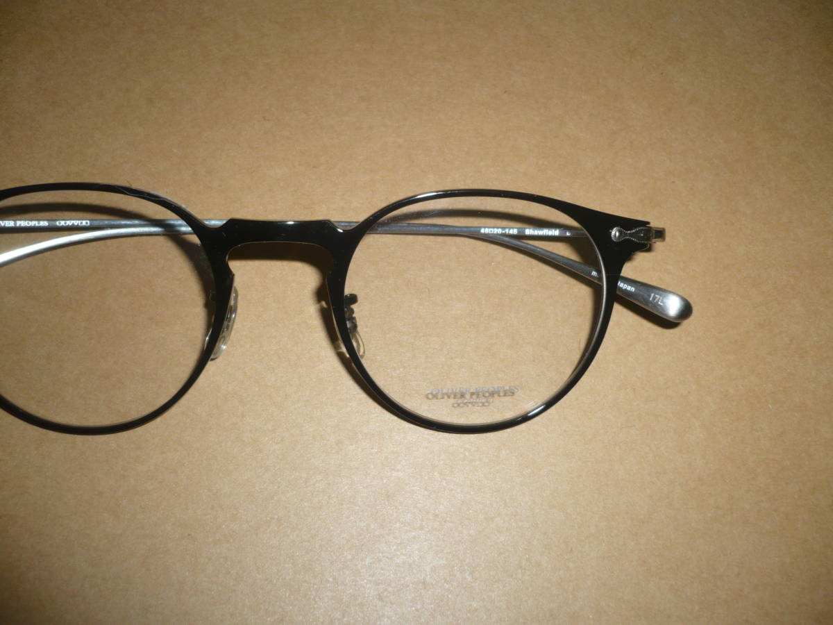 OLIVER PEOPLES Shawfield BK 国内正規品 日本製 新品 未使用 Marett EYEVAN YELLOWS PLUS_画像3