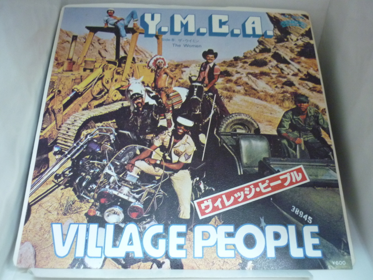 EPA4612 ヴィレッジ ピープル VILLAGE PEOPLE Y.M.C.A. ザ ウィミン 国内盤7インチEP 盤良好