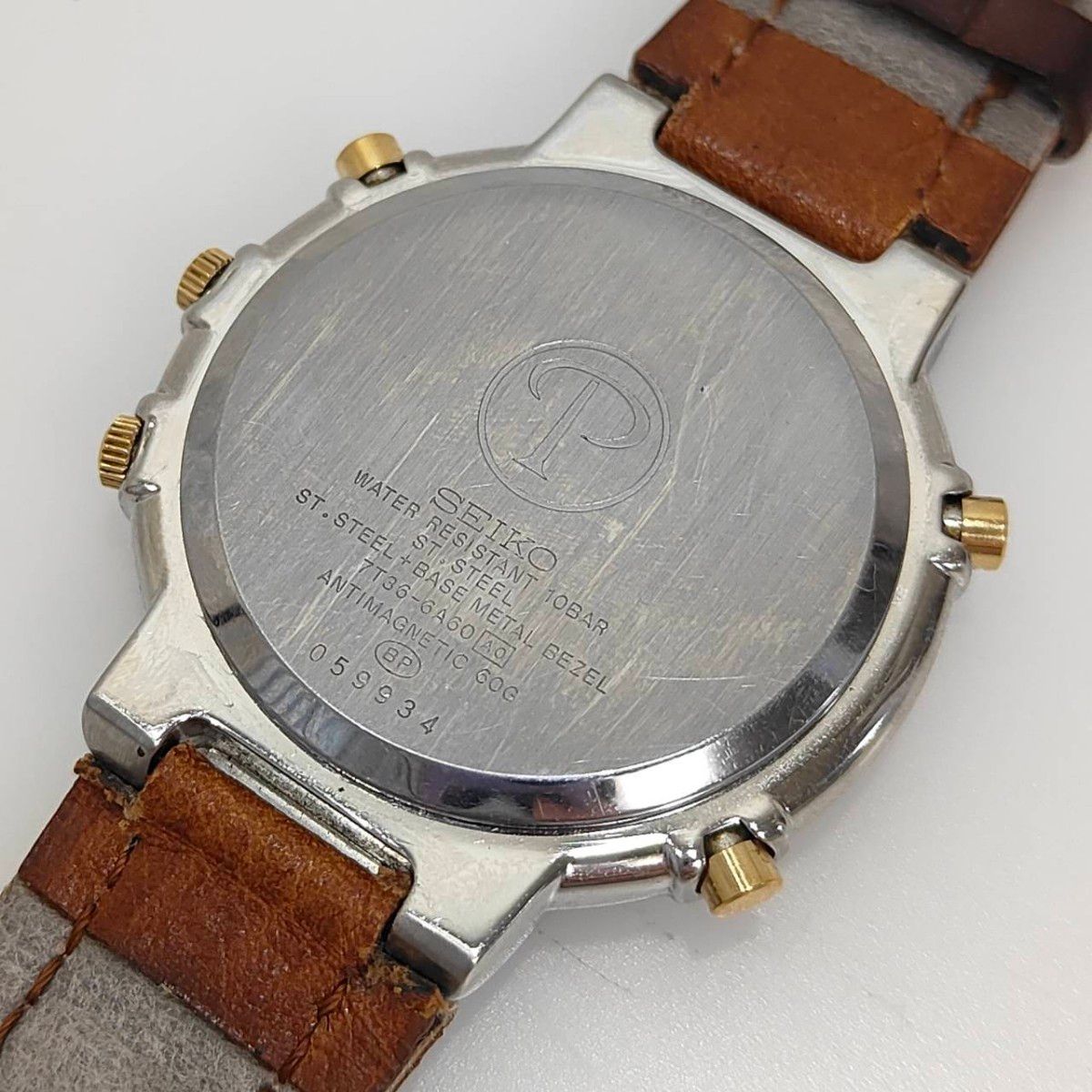 66【希少】セイコー メンズ　時計　プレサージュ　ムーンフェイズ　クロノグラフ セイコー プレサージュ メンズ腕時計 ムーンフェイズ クロノ