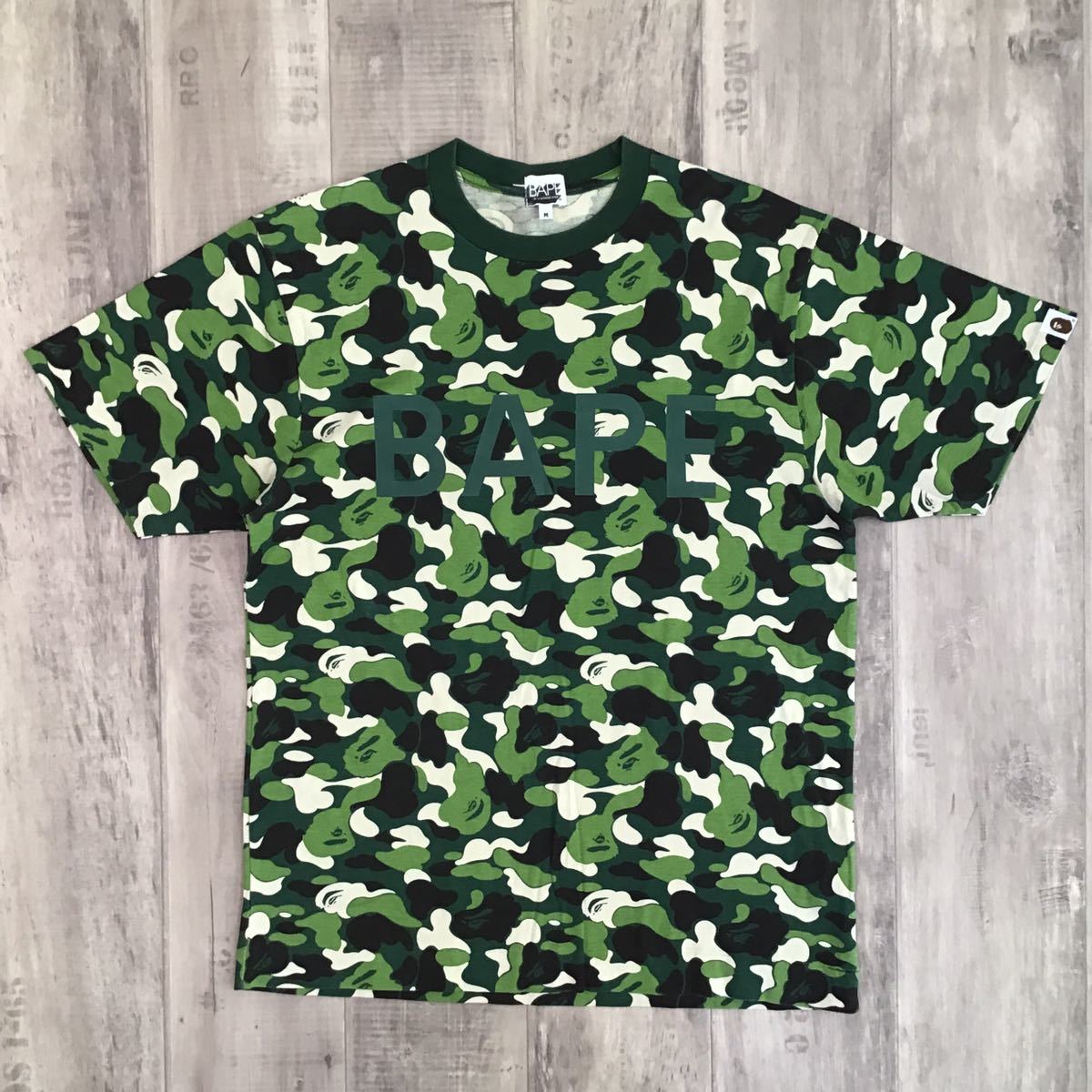 ヤフオク! - ABC camo green BAPE logo Tシャツ