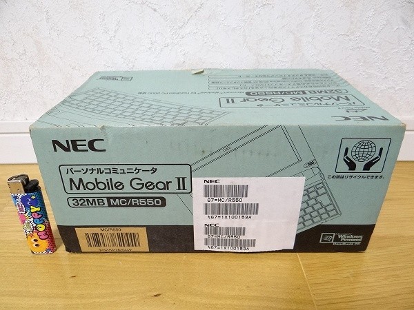 希少 NEC パーソナルコミュニケータ Mobile Gear Ⅱ 32MB MC/R550 Windows Powered 当時物