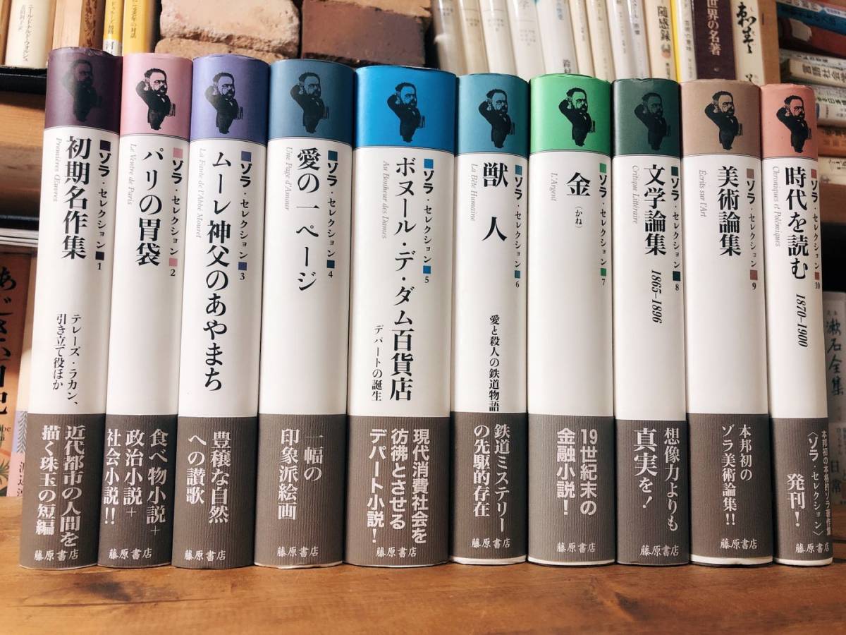 名訳!! ゾラ・セレクション 全10冊 藤原書店 検:居酒屋/ナナ