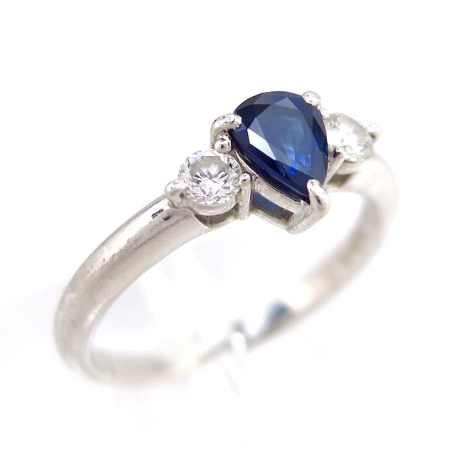 おすすめ! Pt900 ☆ プラチナ 指輪 リング サファイア0.690ct ...