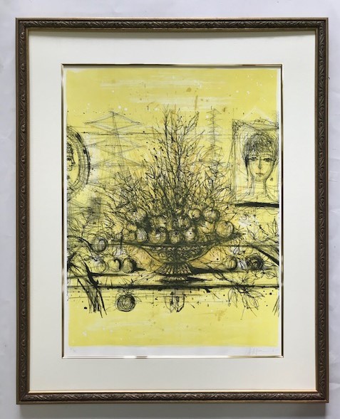 リトグラフ 【特価】 ≪ ジャン カルズー ≫ オリジナル リトグラフ【石版画】 NATURE MORTE 1962年 JEAN CARZOU