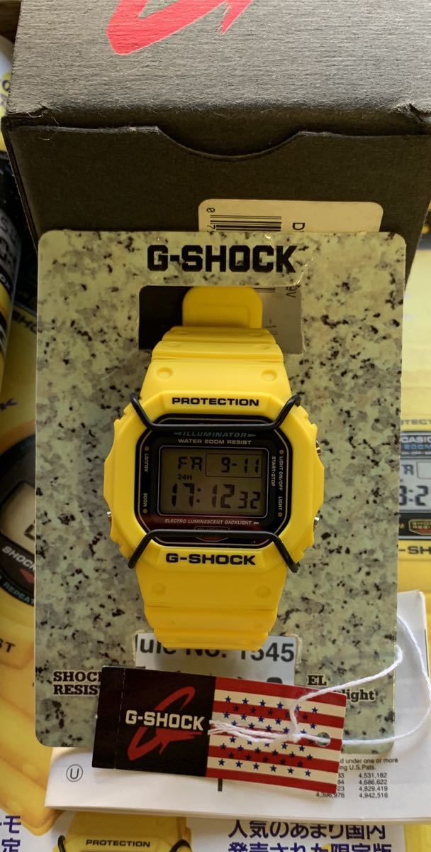 まとめ買いでお得 1545 DW-5600ED-9V G-SHOCK CASIO イエロー 未使用品