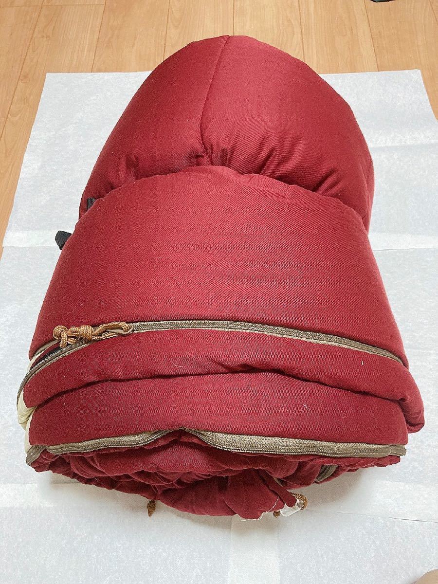 ogawa寝袋 フィールドドリームDX-3 バレンタインレッド 最低使用温度2度