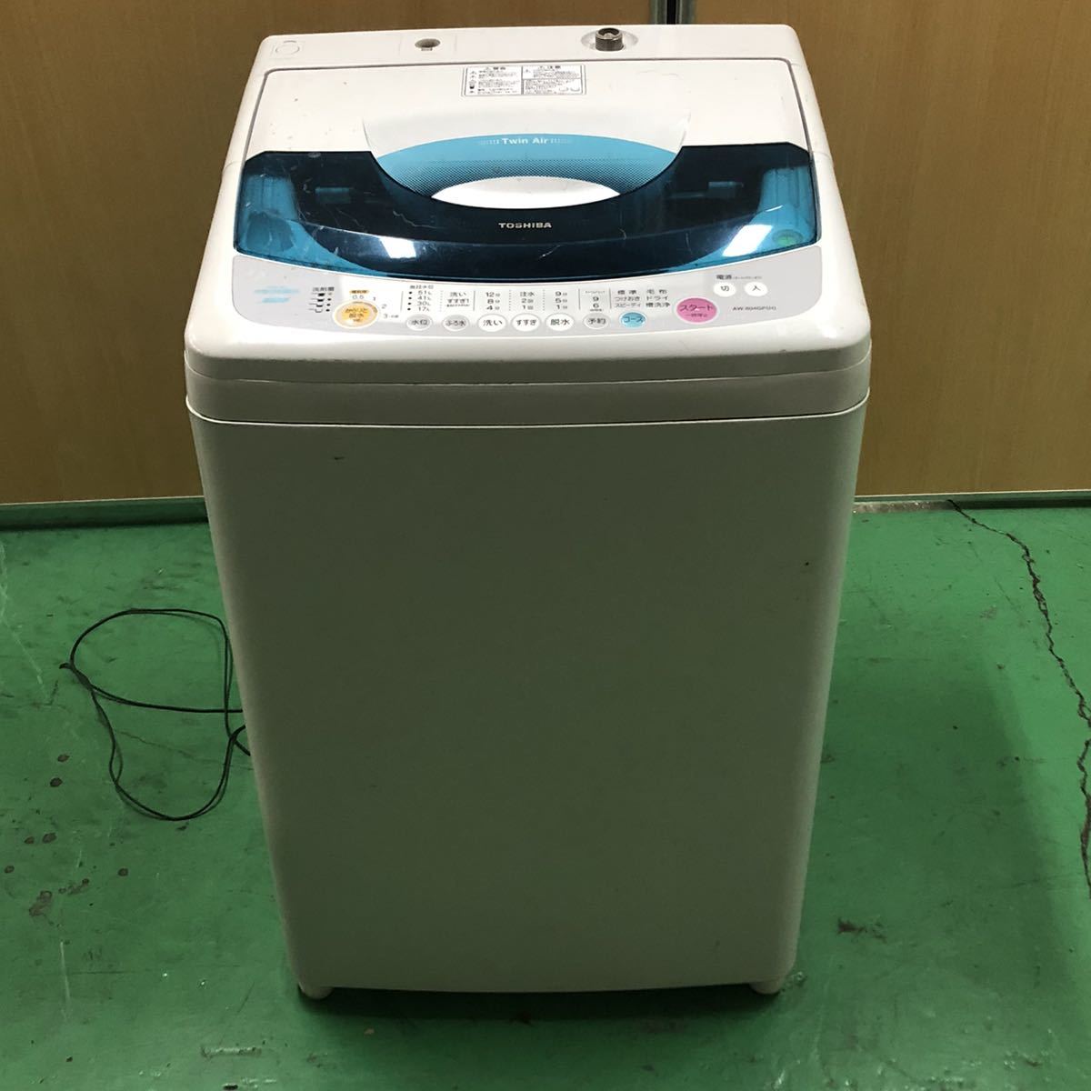 ヤフオク! - 東芝 TOSHIBA 全自動電機洗濯機 6.0kg AW-