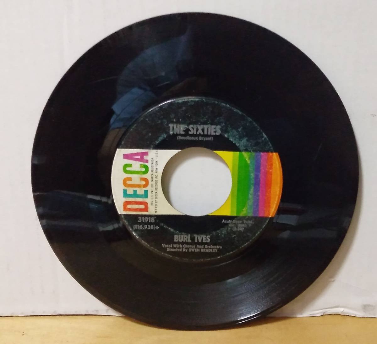 BURL IVES/The Sixties・米盤single_画像1