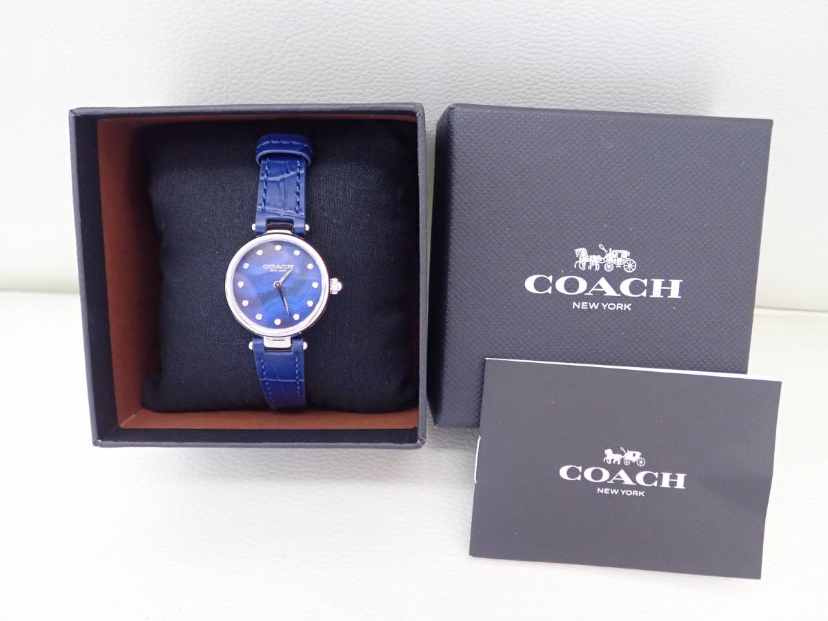 14472円 季節のおすすめ商品 新品 未使用品 COACH コーチ パーク ウォッチ W1661 スワロフスキー レディース 腕時計  2020年6月購入 百貨店購入 プレゼントにも