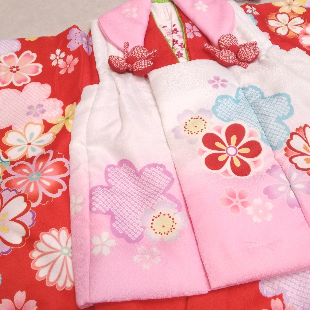  "Семь, пять, три" кимоно 3 лет mi482. ткань * кимоно 7 позиций комплект .. рисунок новый товар включая доставку 