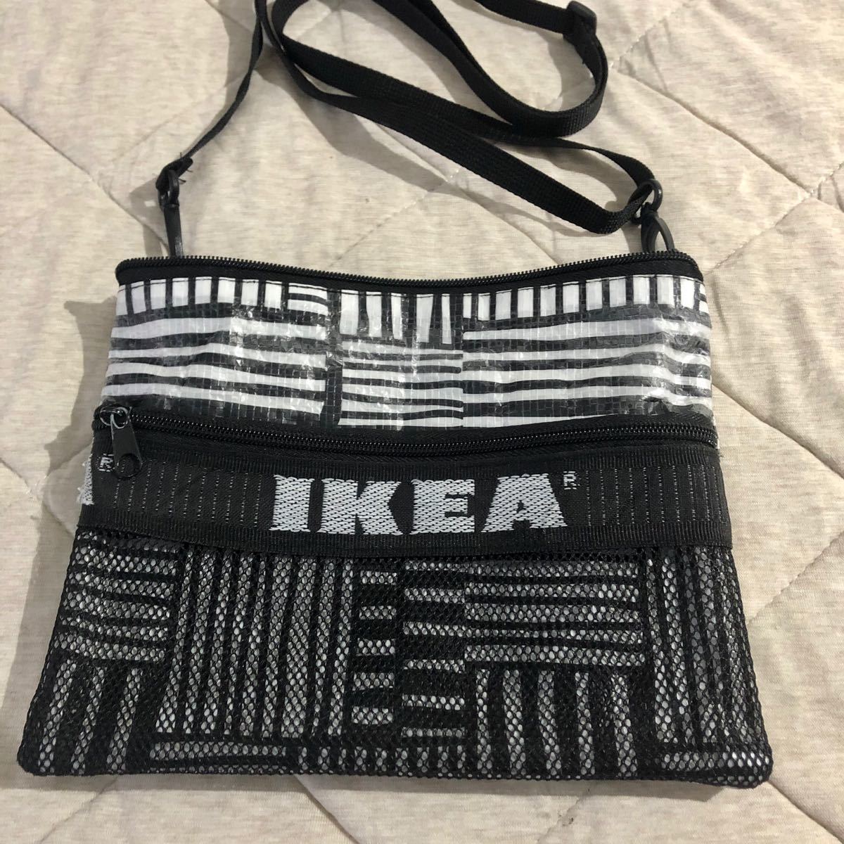 IKEA バンコクオリジナル　 サコッシュ ショルダーバッグ　ポーチ　中古