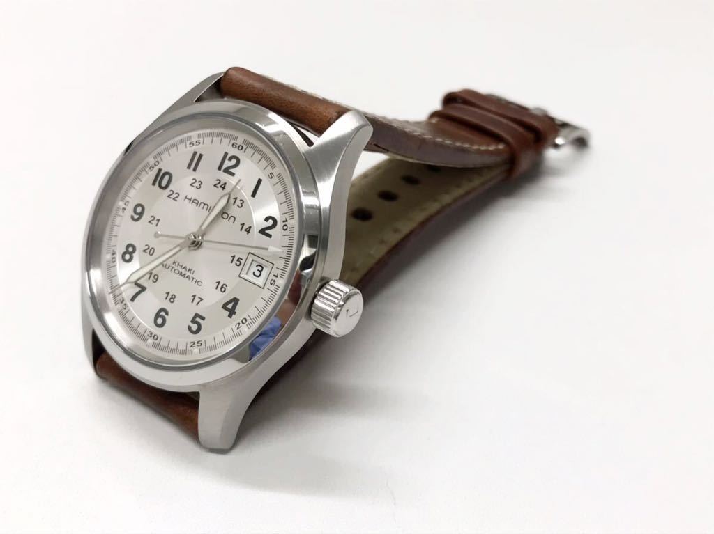 K500 ハミルトン カーキ オートマチック H704450 シルバー | sweatreno.com
