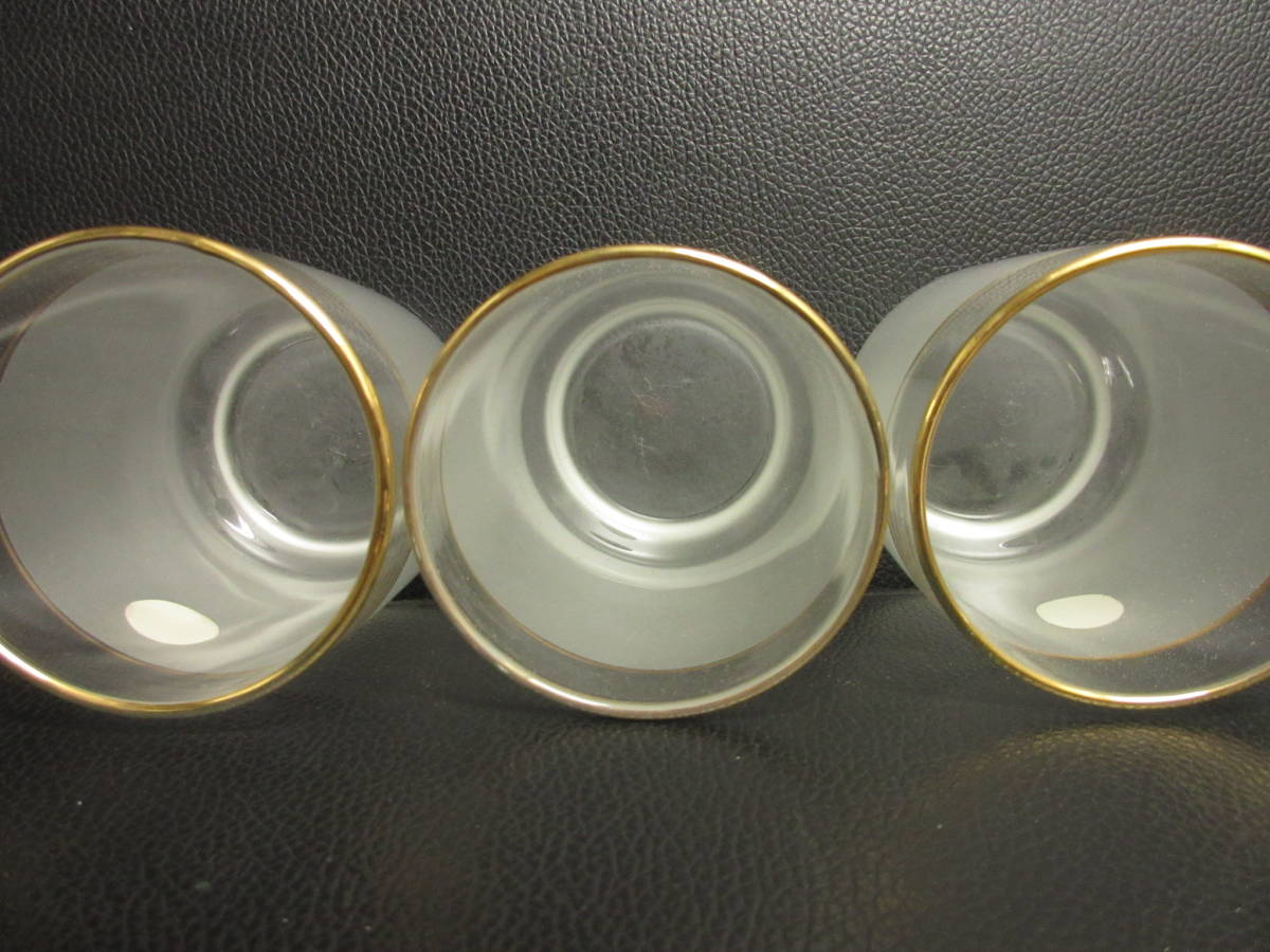 《食器》 レトロ 「Sasaki Glass タンブラー＆コースター 5客セット」 ガラスのコップ 中古_画像5
