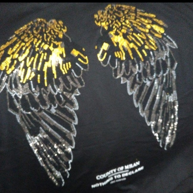 Paypayフリマ 可愛い 天使の羽tシャツ ブラック ビッグシルエット ストリート Paypayフリマ 可愛い 天使の羽tシャツ ブラック ビッグシルエット ストリート