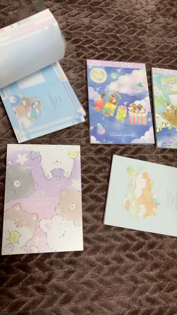 フワフワらびちゃん 平成 ファンシー メモ帳 レトロ カミオ