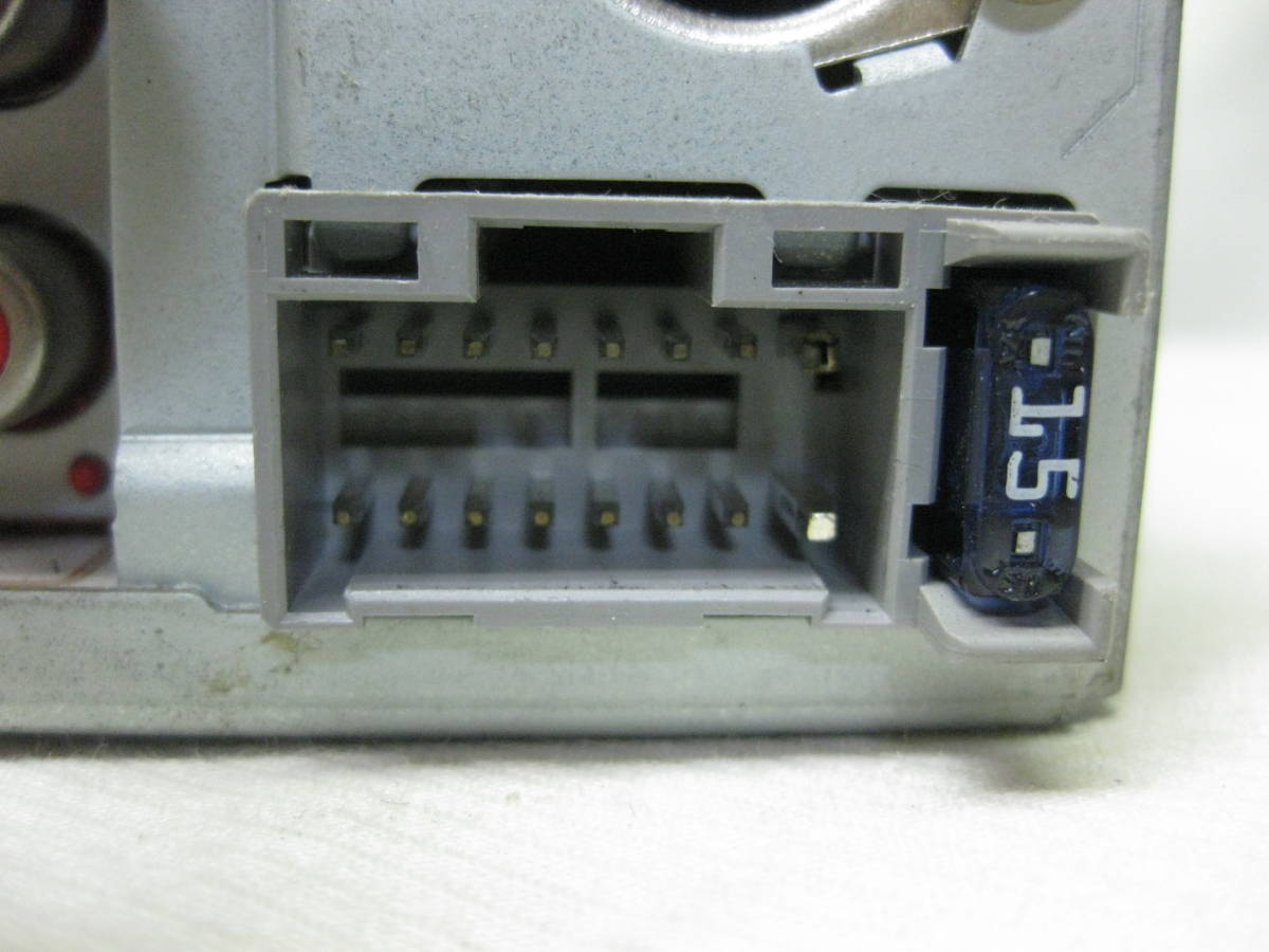 K-244　Panasonic　パナソニック　CQ-M3100D　MDLP　AUX　1Dサイズ　MDデッキ　故障品_画像6