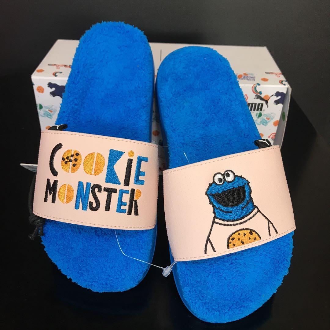 18.5cm プーマ ジュニア サンダル セサミストリート SESAME STR 50 リード キャット PS PUMA x SESAME STREETコレクション369085 01
