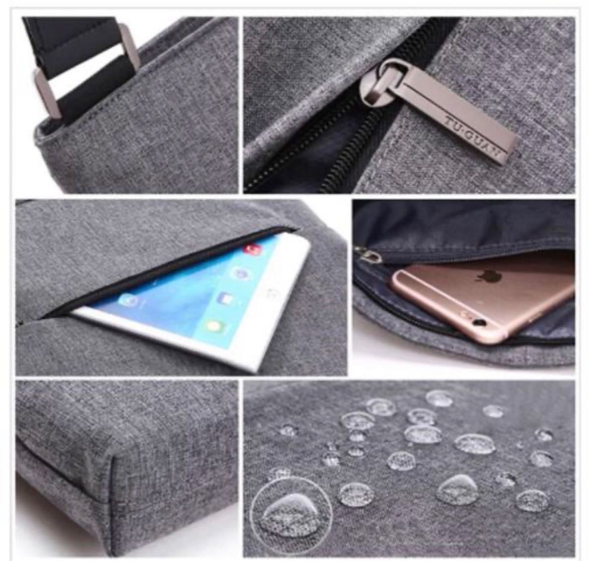 ショルダーバッグ メンズバッグ ビジネスバッグ スーツ 防水 iPad収納