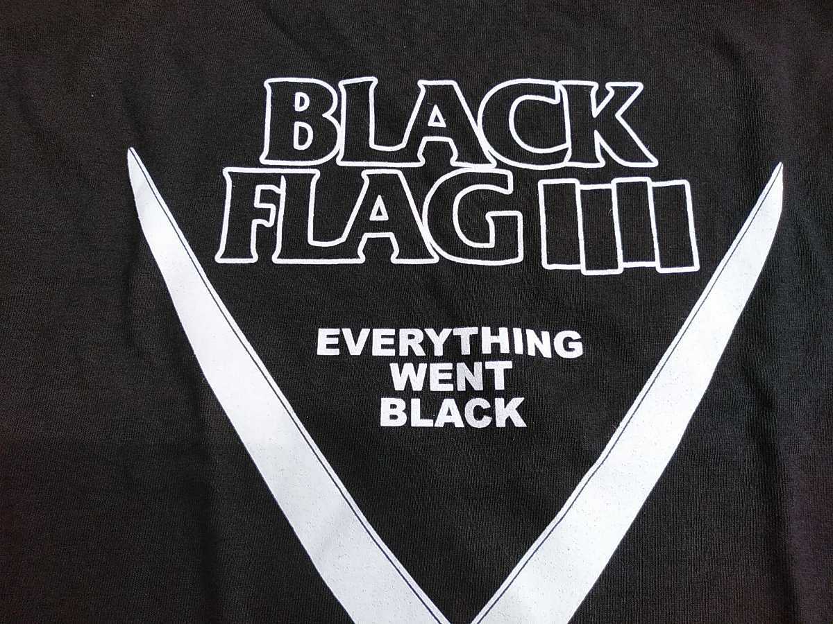 BLACK FLAG футболка everything went black чёрный L / circle jerks blast minor threat fugazi bad brains poison idea d.r.i. coc